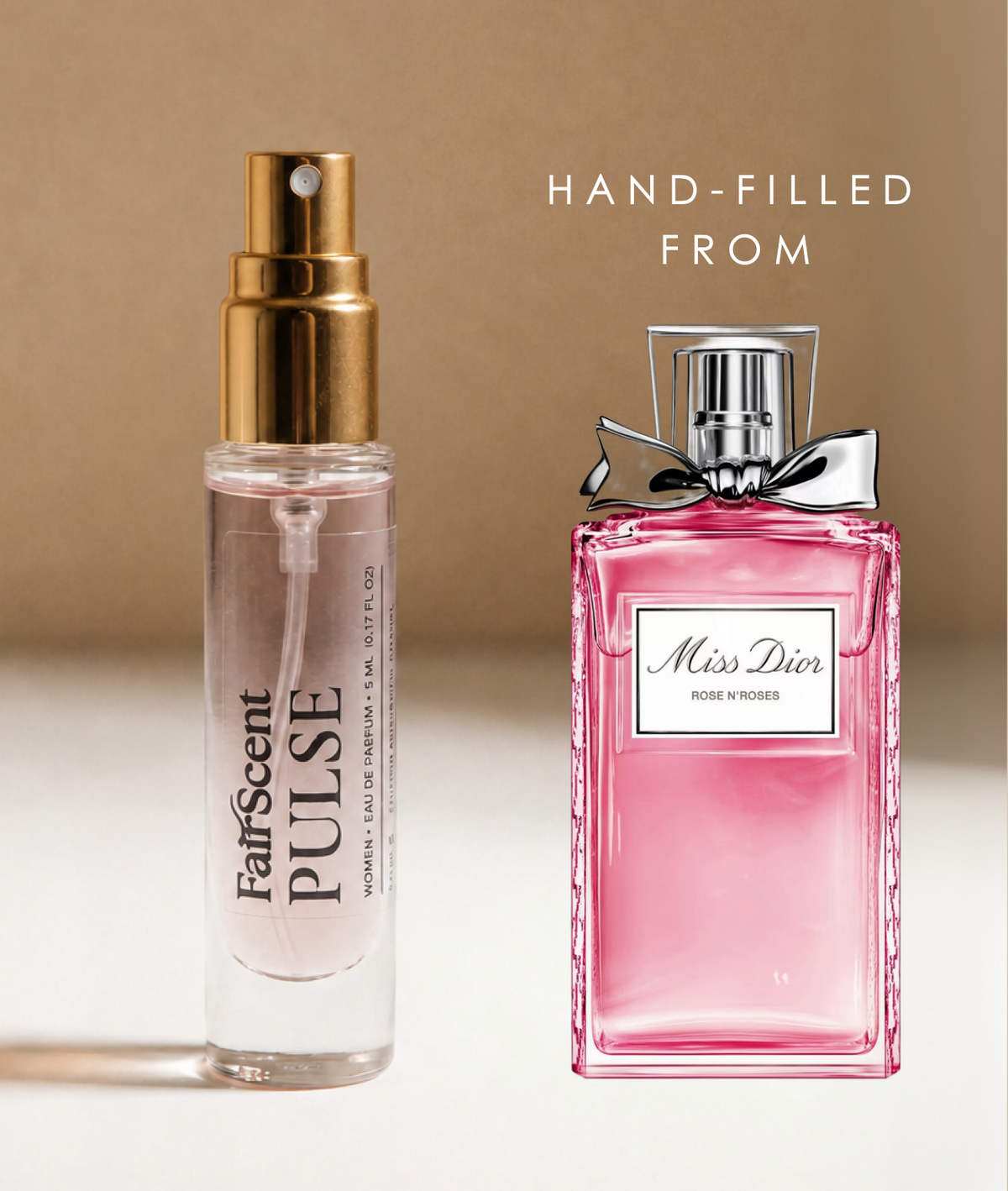 Miss Dior Rose N'Roses EDT 5ml travel size decant by FairScent