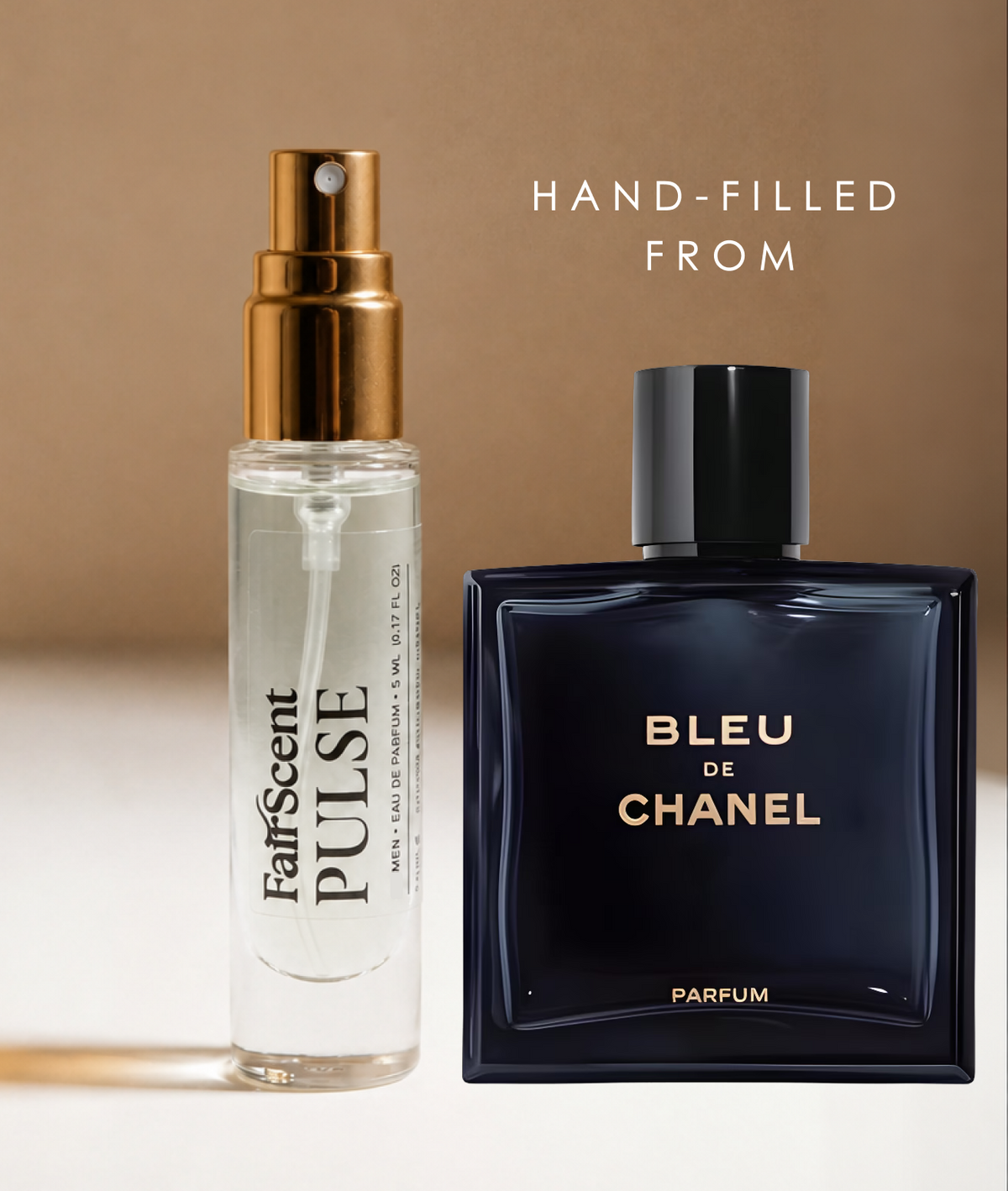 Bleu de Chanel Parfum 5ml travel size decant by FairScent