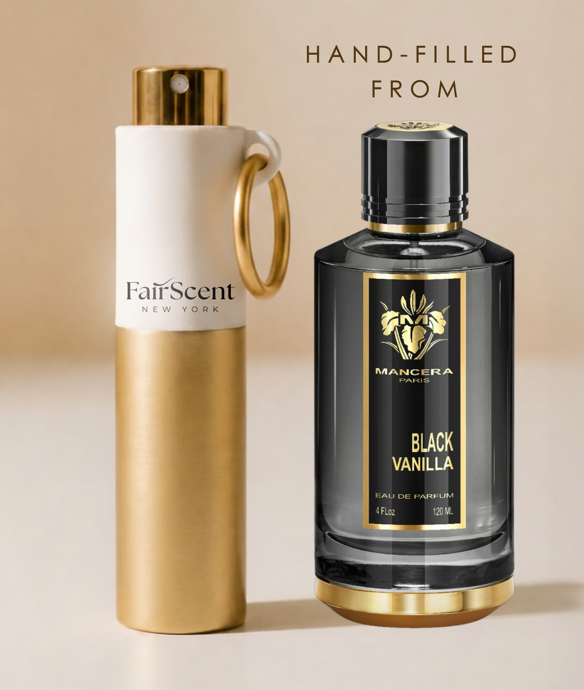 Black Vanilla EDP 8ml travel size decant by FairScent