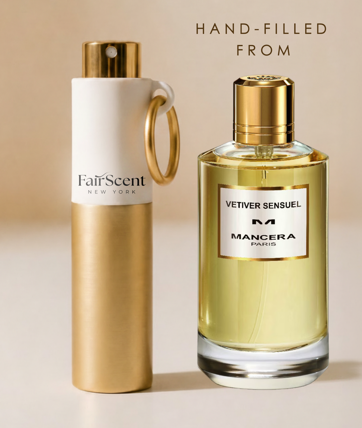 Vetiver Sensuel EDP 8ml travel size decant by FairScent