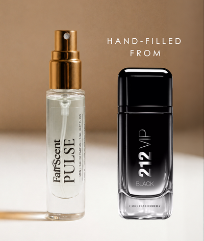 212 VIP Black EDP 5ml travel size decant by FairScent