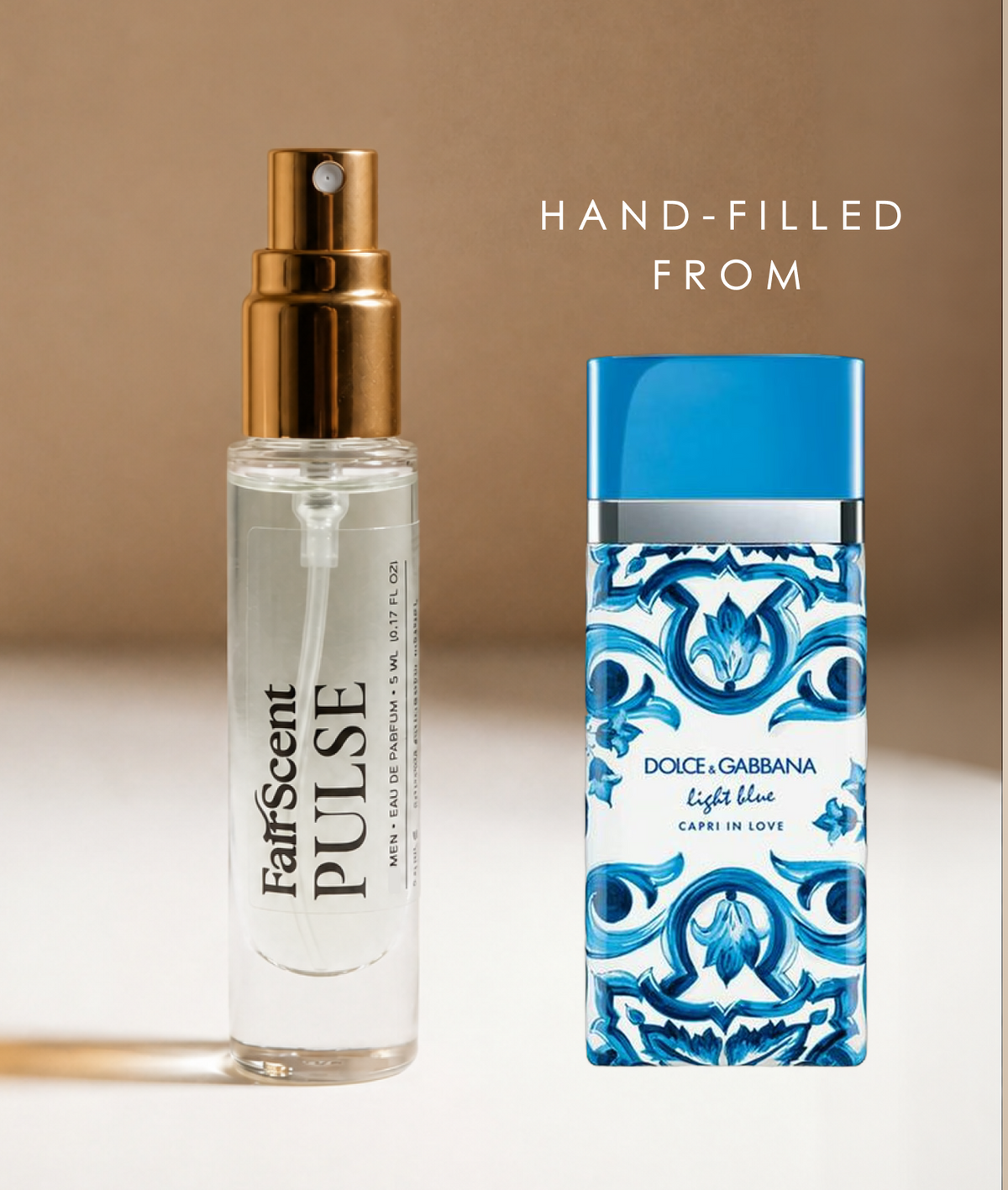Light Blue Capri In Love EDP 5ml travel size decant by FairScent