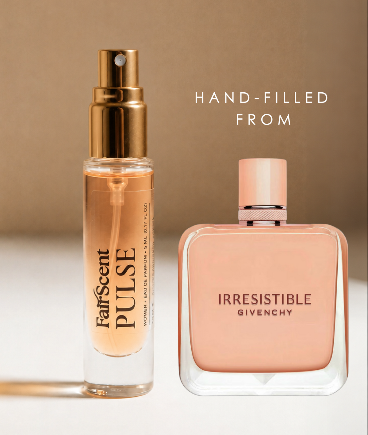 Irresistible Nude Velvet EDP 5ml travel size decant by FairScent