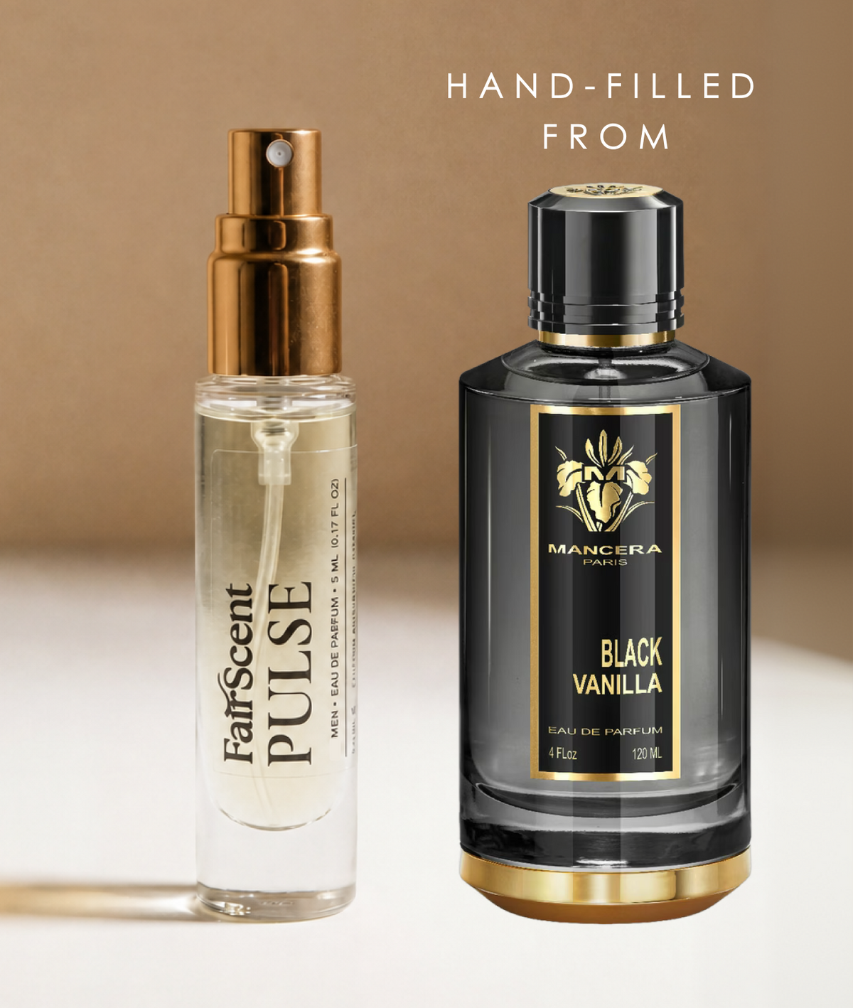 Black Vanilla EDP 5ml travel size decant by FairScent