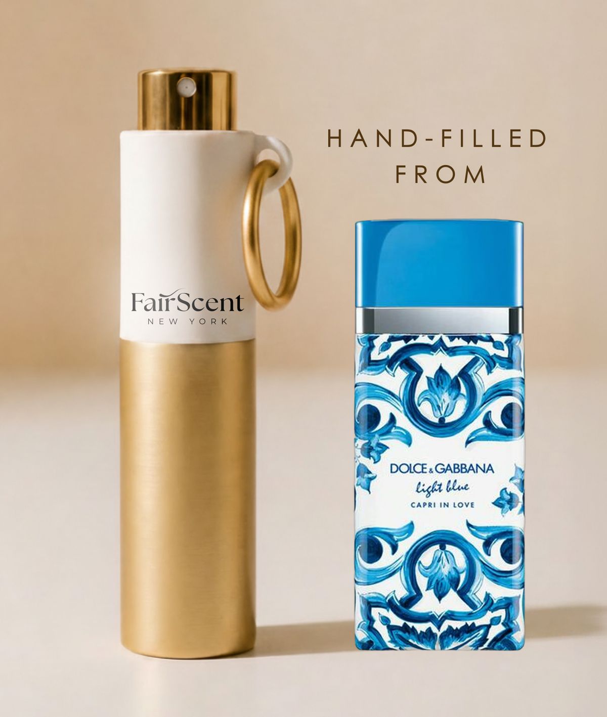 Light Blue Capri In Love EDP 8ml travel size decant by FairScent