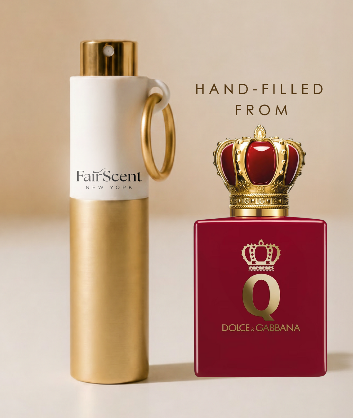 Q by Dolce&Gabbana Elixir 8ml travel size decant by FairScent