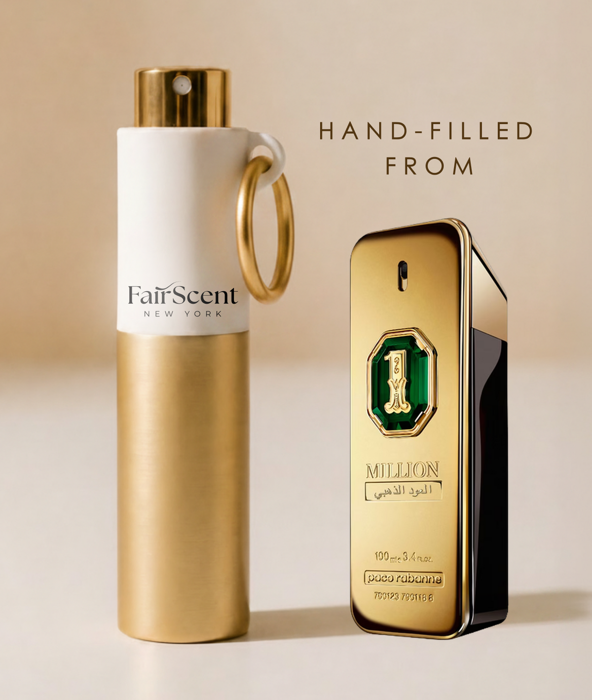 1 Million Golden Oud Intense Parfum 8ml travel size decant by FairScent