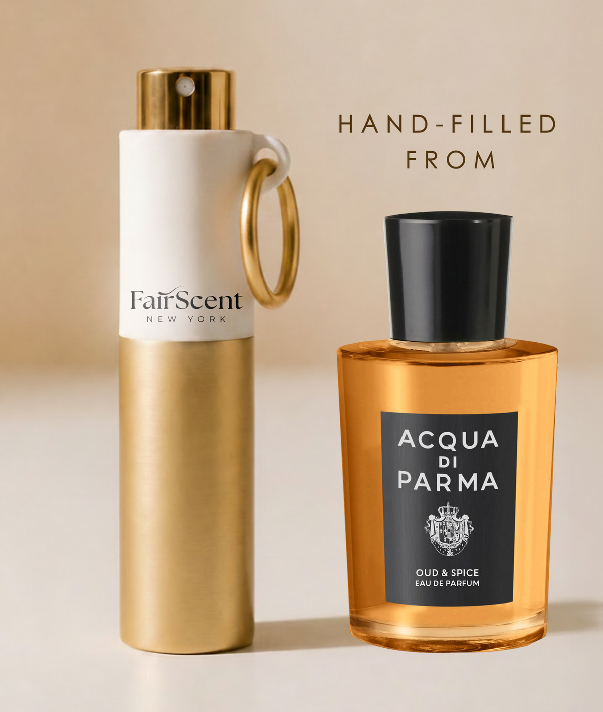 Oud & Spice EDP 8ml travel size decant by FairScent